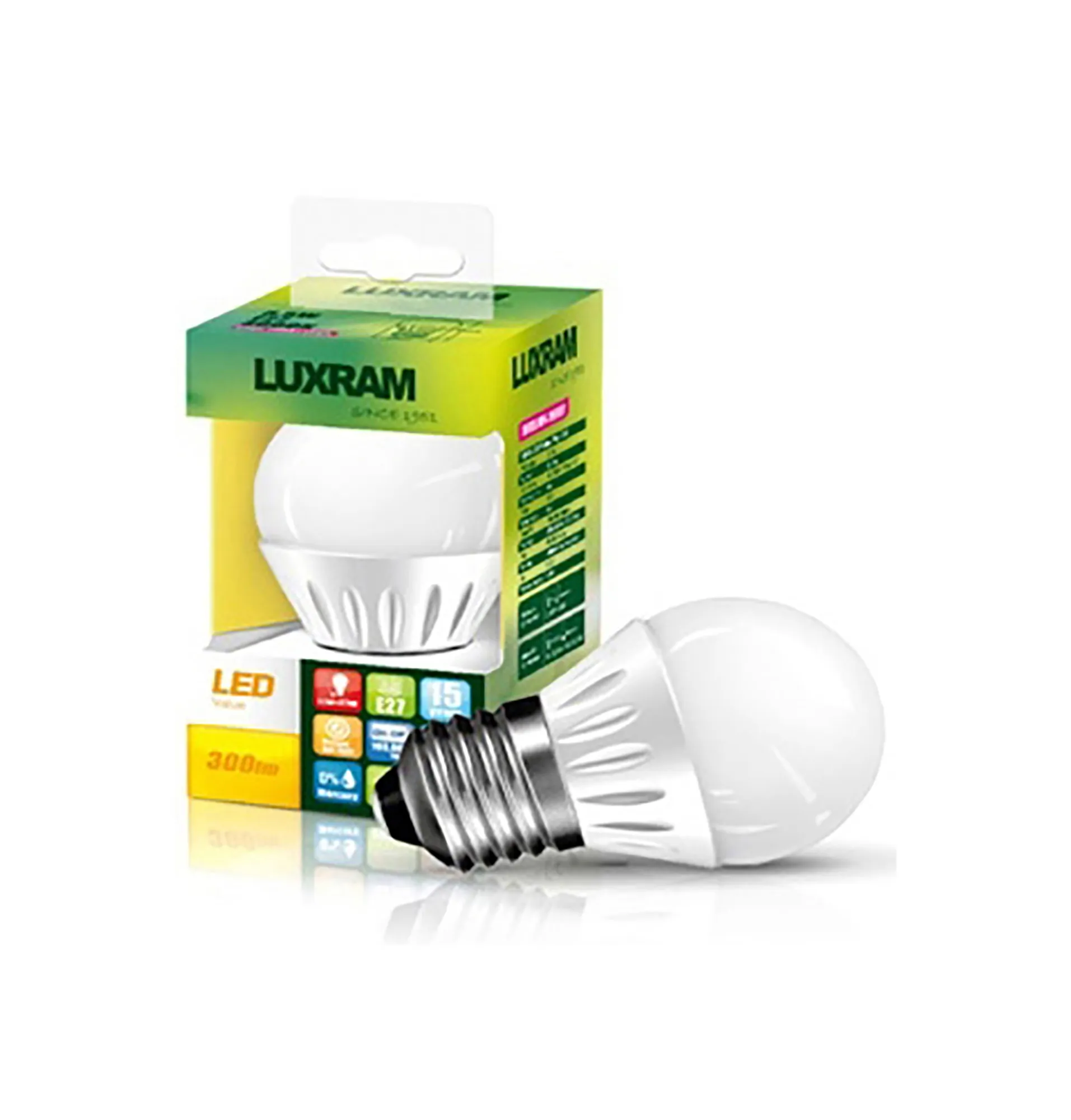 755281031  Value LED Ball Plus E27 3.5W 6400K 300lm